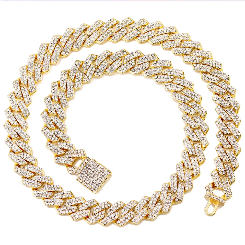 Chain Hip Hop Choker Necklaces Women Men Jewelry
