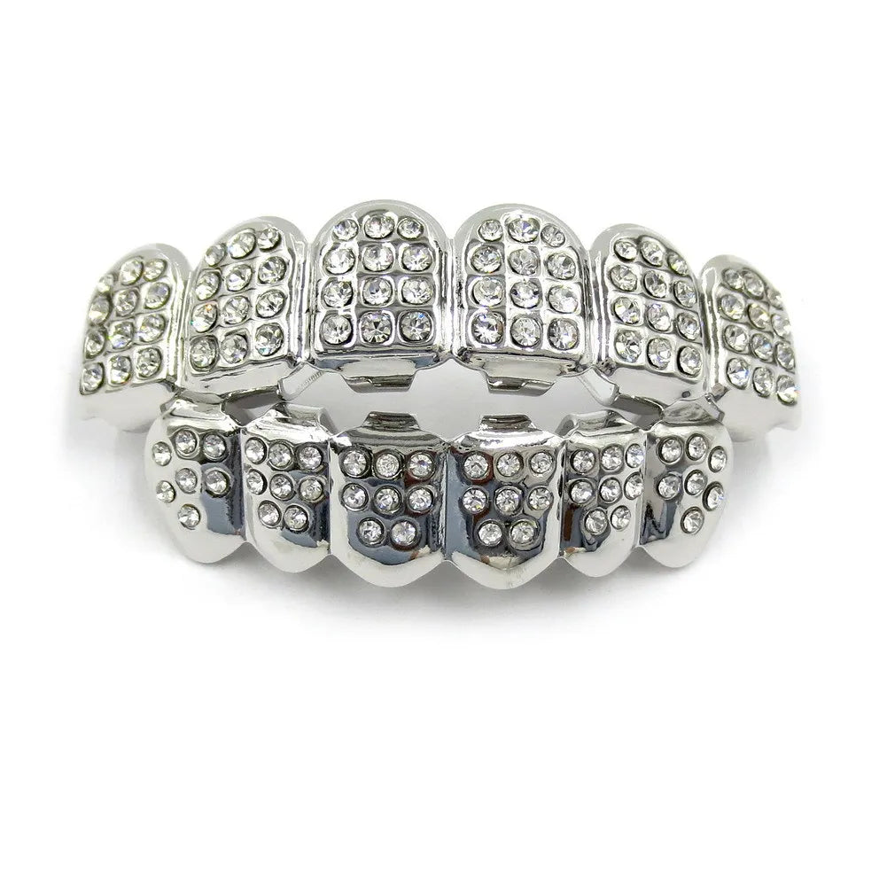 TOPGRILLZ Fashion Hip Hop Gold Silver Color