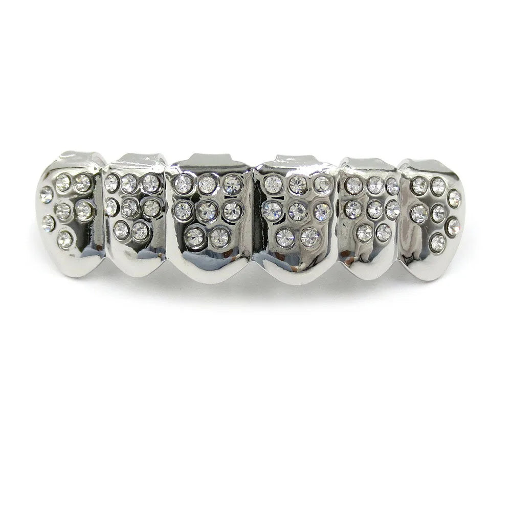 TOPGRILLZ Fashion Hip Hop Gold Silver Color