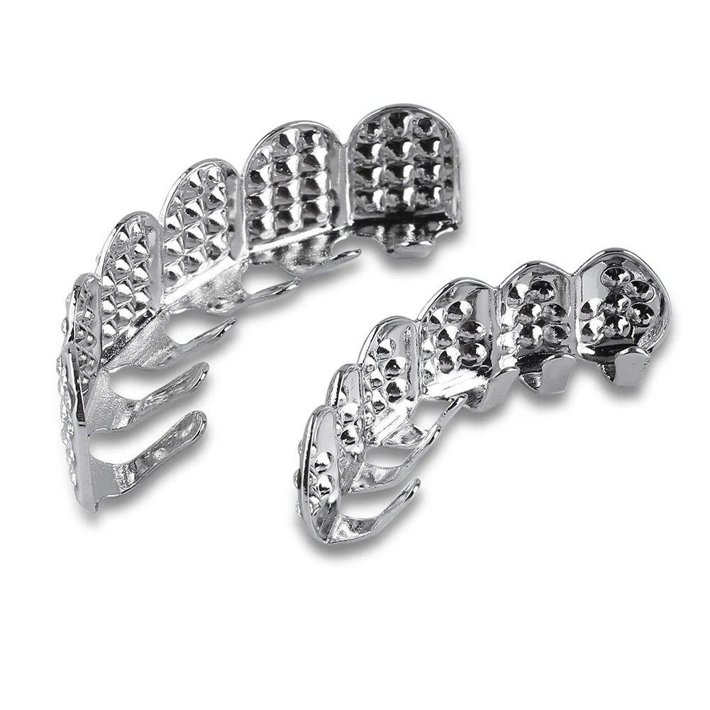 TOPGRILLZ Fashion Hip Hop Gold Silver Color