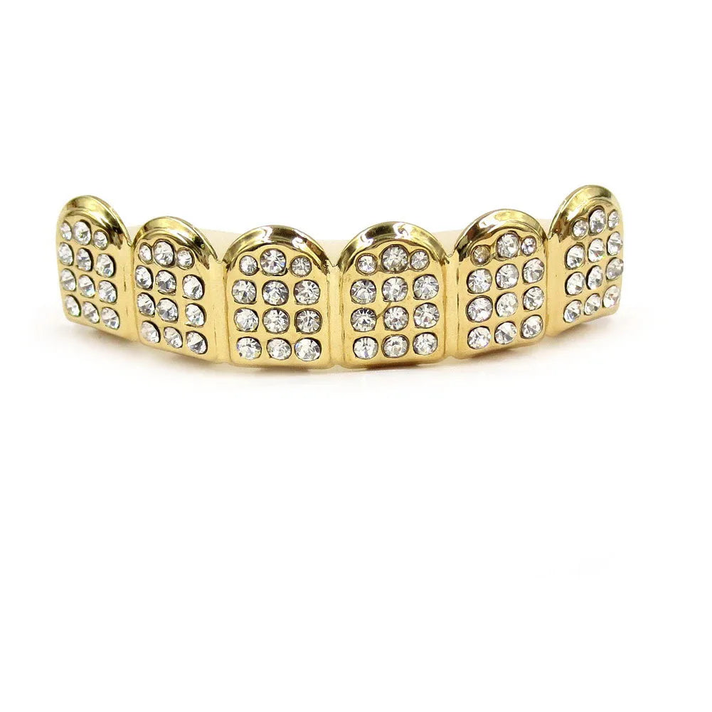 TOPGRILLZ Fashion Hip Hop Gold Silver Color