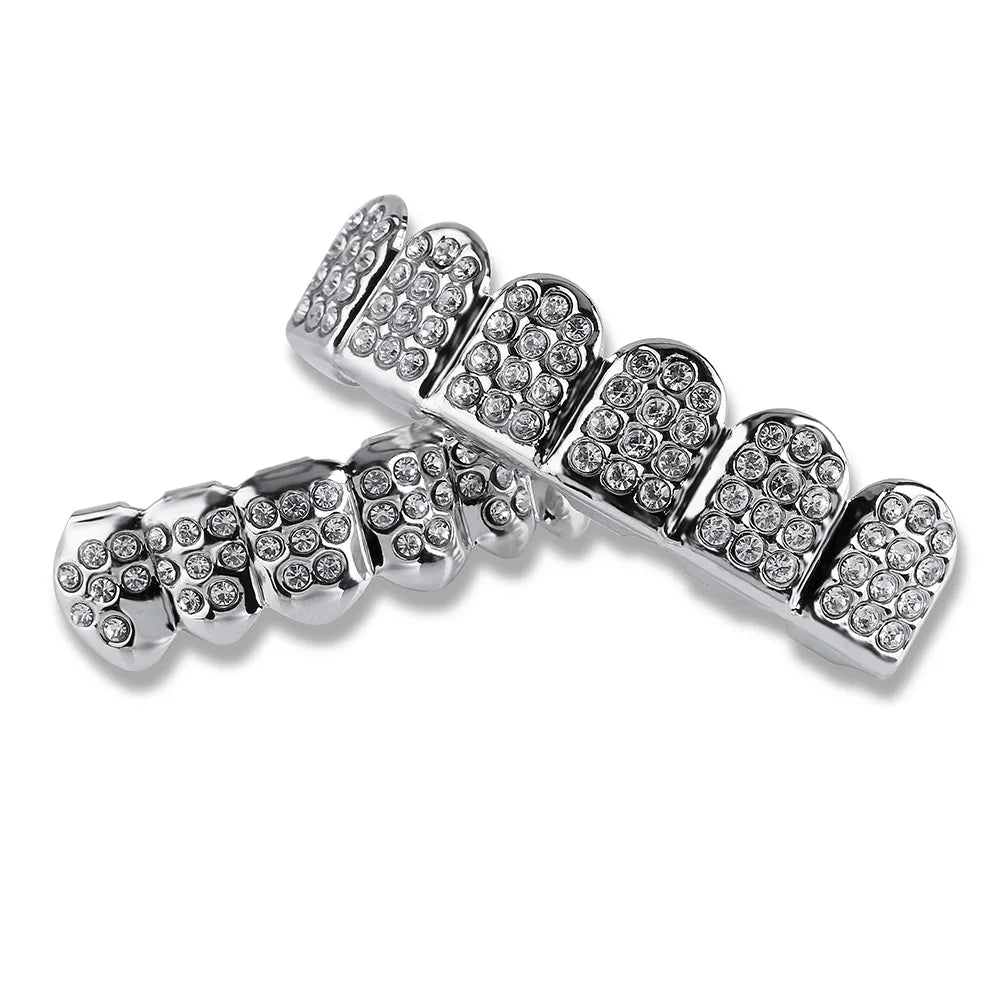 TOPGRILLZ Fashion Hip Hop Gold Silver Color