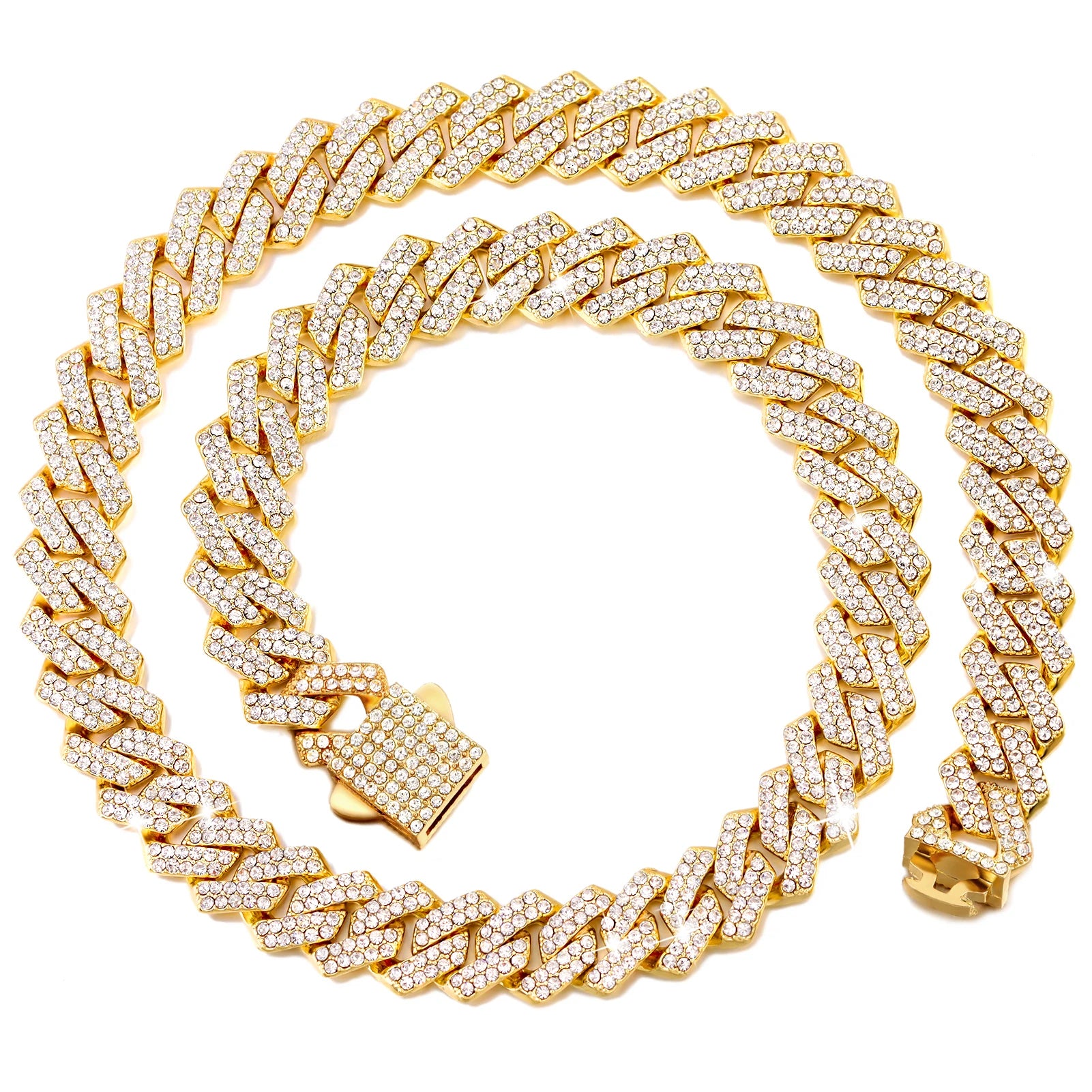 Chain Hip Hop Choker Necklaces Women Men Jewelry