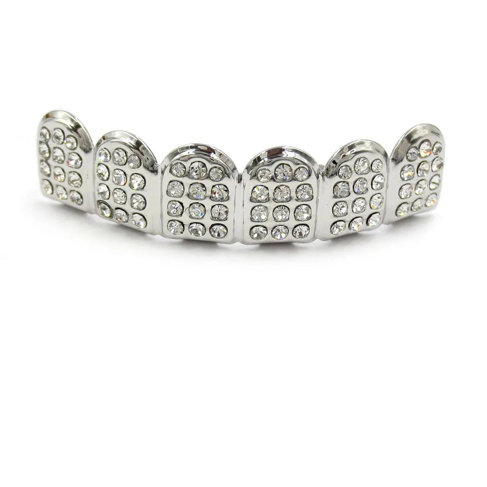 TOPGRILLZ Fashion Hip Hop Gold Silver Color