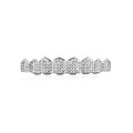 Bling Cubic Zircon Hip Hop Teeth Grillz For Unisex