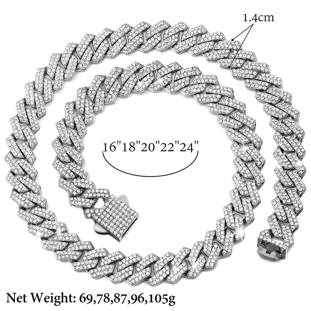 Chain Hip Hop Choker Necklaces Women Men Jewelry