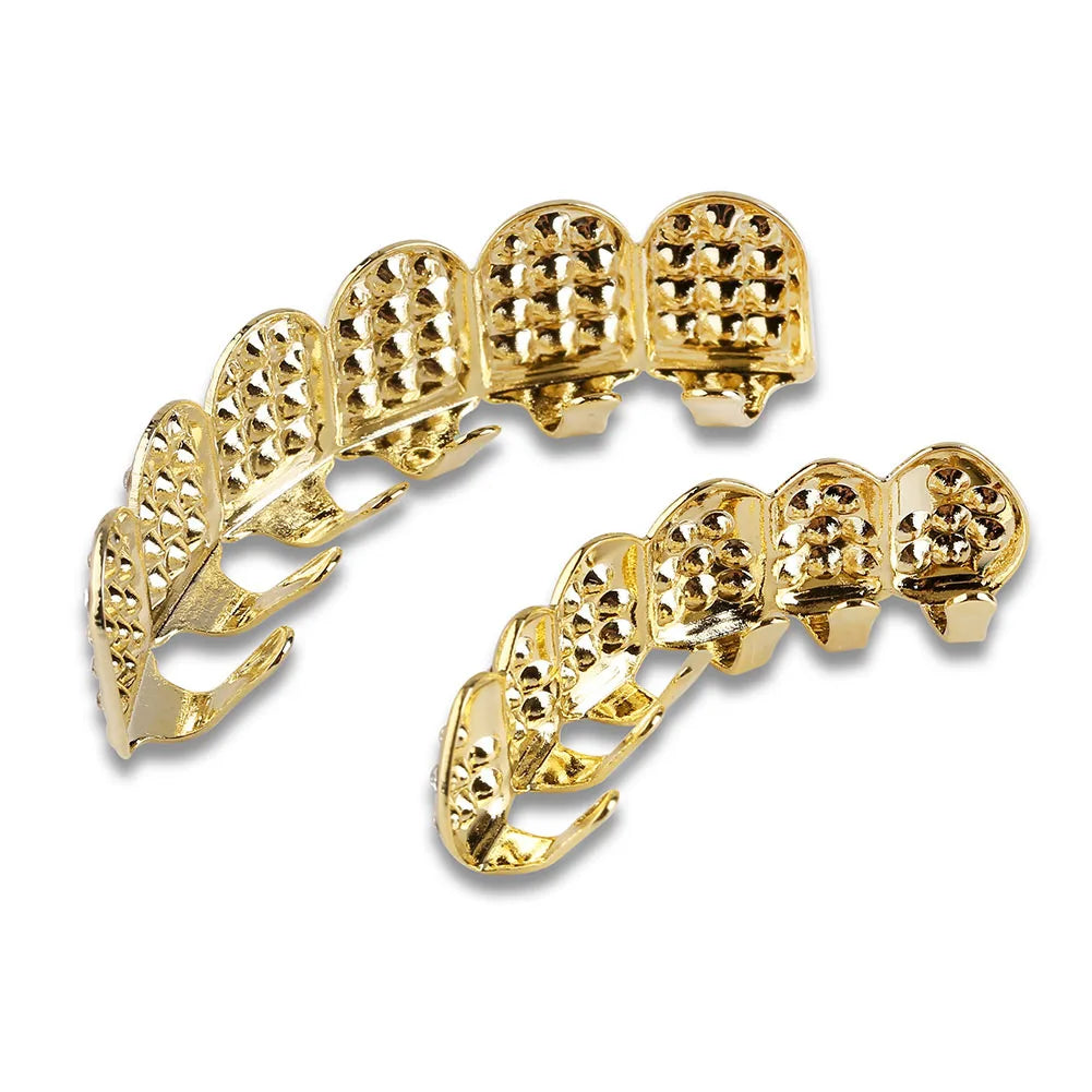 TOPGRILLZ Fashion Hip Hop Gold Silver Color